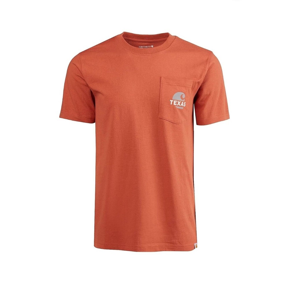 Carhartt Relaxed Fit Heavyweight SS Texas Graphic T-Shirt Medium Ltred05‎ NEW